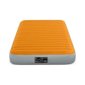 Intex 8in Twin Super-Tough Air Mattress Bed with Built-In Battery Pump